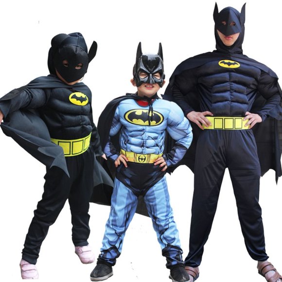 Batman Costume for Boys - Best Halloween Outfit - Jumpsuit & Rompers - Picture 1 of 1